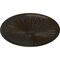 Ekena Millwork Leandros Ceiling Medallion (Fits Canopies up to 5"), 33 1/8"OD x 3 1/2"ID x 1 3/8"P, Stone Hearth CM33LESHF - alternate 3